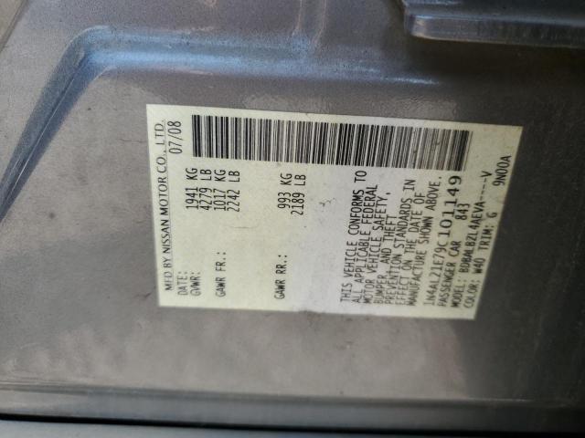 Photo 10 from auction – 2009 NISSAN ALTIMA with VIN 1N4AL21E79C101149