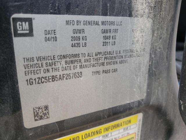 Photo 10 from auction – 2010 CHEVROLET MALIBU 1LT with VIN 1G1ZC5EB5AF267633