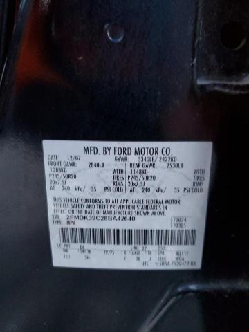 Photo 10 from auction – 2008 FORD EDGE LIMIT with VIN 2FMDK39C28BA42640