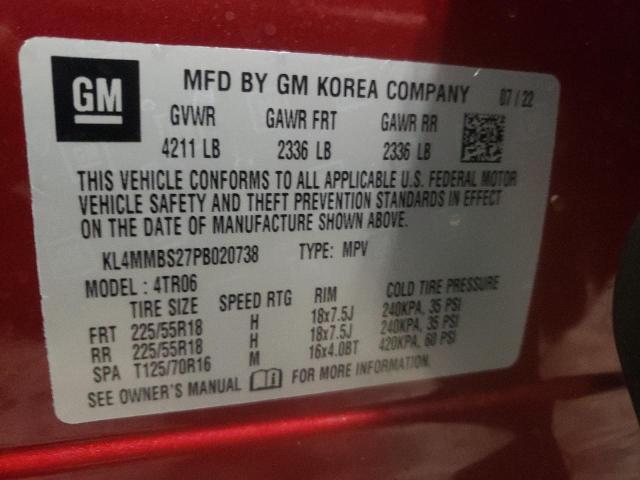 Photo 10 from auction – 2023 BUICK ENCORE GX with VIN KL4MMBS27PB020738