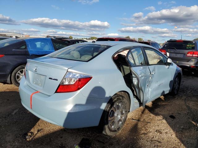 Photo 4 from auction – 2012 HONDA CIVIC HYBR with VIN JHMFB4F33CS001843
