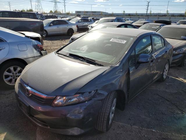 Photo 2 from auction – 2012 HONDA CIVIC LX with VIN 19XFB2F55CE100710