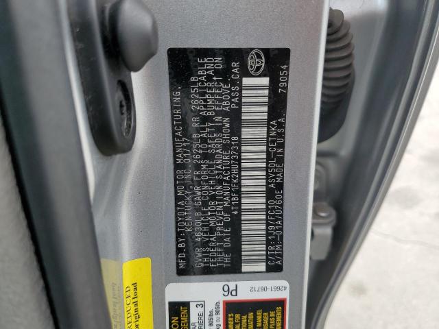 Photo 10 from auction – 2017 TOYOTA CAMRY LE with VIN 4T1BF1FK2HU737318