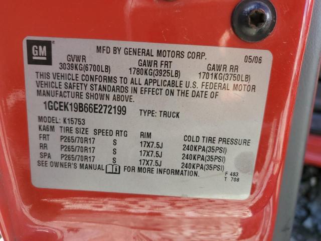 Photo 10 from auction – 2006 CHEVROLET SILVERADO with VIN 1GCEK19B66E272199