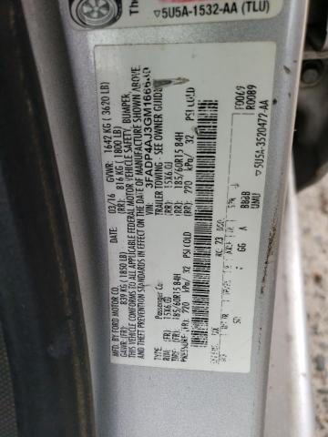 Photo 10 from auction – 2016 FORD FIESTA S with VIN 3FADP4AJ3GM166649