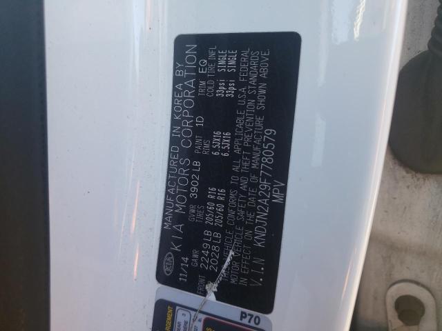Photo 10 from auction – 2015 KIA SOUL with VIN KNDJN2A29F7780579