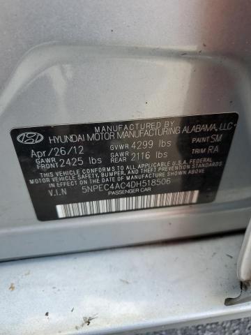 Photo 10 from auction – 2013 HYUNDAI SONATA SE with VIN 5NPEC4AC4DH518506