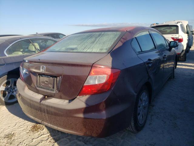 Photo 4 from auction – 2012 HONDA CIVIC LX with VIN 19XFB2F52CE061526