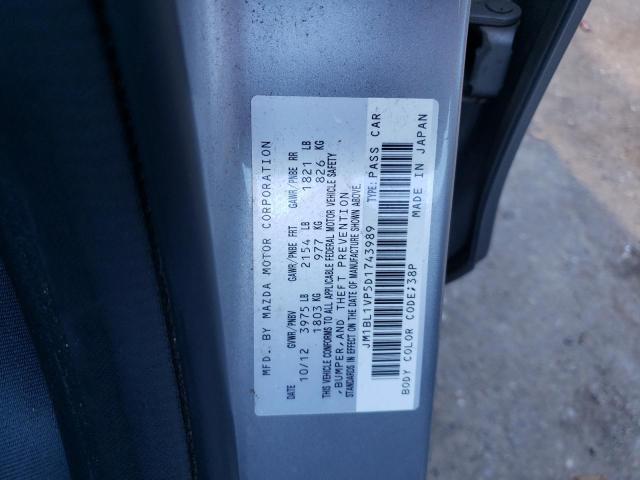 Photo 10 from auction – 2013 MAZDA 3 I with VIN JM1BL1VP5D1743989