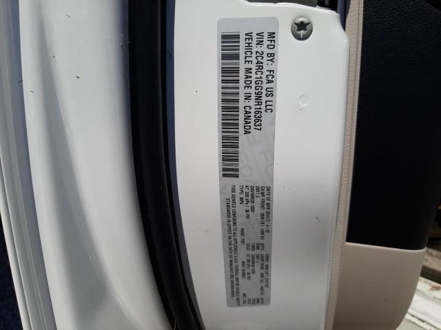 Photo 10 from auction – 2022 CHRYSLER PACIFICA L with VIN 2C4RC1GG9NR163637