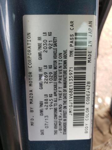 Photo 10 from auction – 2014 MAZDA 6 TOURING with VIN JM1GJ1V68E1135971