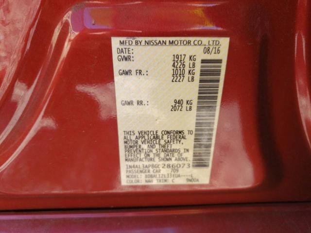 Photo 10 from auction – 2016 NISSAN ALTIMA 2.5 with VIN 1N4AL3AP8GC286073