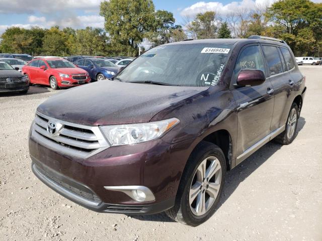 Photo 2 from auction – 2013 TOYOTA HIGHLANDER with VIN 5TDDK3EH8DS200123