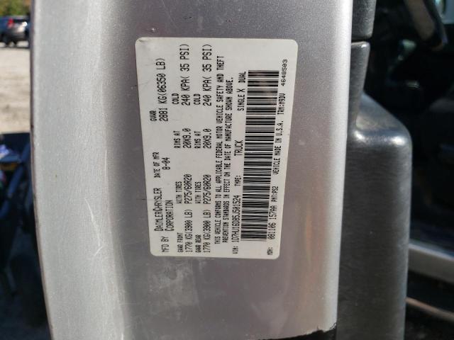 Photo 10 from auction – 2005 DODGE RAM 1500 S with VIN 1D7HU16D85J501524