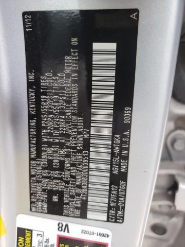 Photo 10 from auction – 2013 TOYOTA VENZA LE with VIN 4T3BA3BB3DU039513