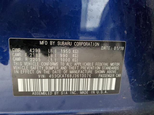 Photo 10 from auction – 2018 SUBARU IMPREZA LI with VIN 4S3GKAT68J3613076