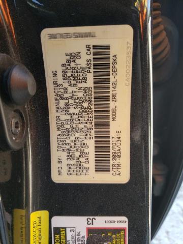 Photo 10 from auction – 2013 TOYOTA COROLLA BA with VIN 5YFBU4EE3DP206935
