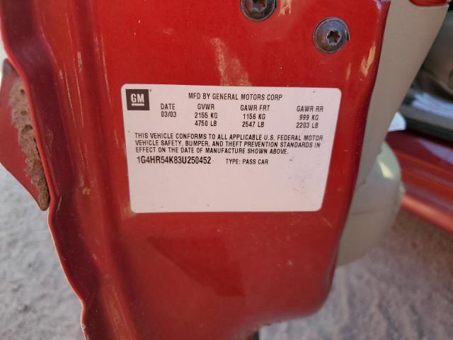 Photo 10 from auction – 2003 BUICK LESABRE LI with VIN 1G4HR54K83U250452