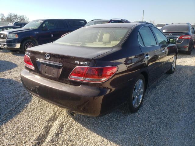 Photo 4 from auction – 2005 LEXUS ES 330 with VIN JTHBA30G755059950