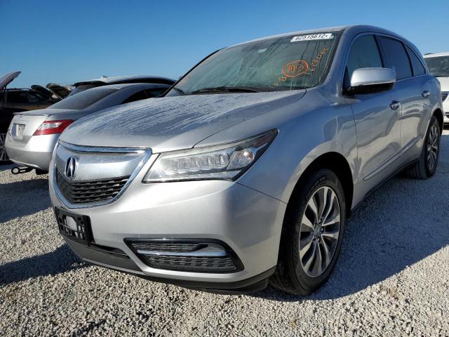 Photo 2 from auction – 2015 ACURA MDX TECHNO with VIN 5FRYD3H49FB009210