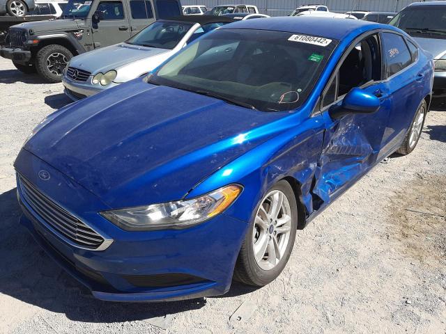 Photo 2 from auction – 2018 FORD FUSION SE with VIN 3FA6P0HD8JR196824