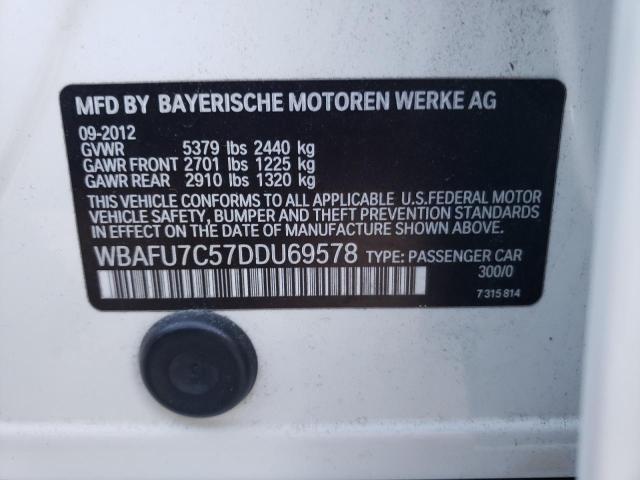 Photo 10 from auction – 2013 BMW 535 XI with VIN WBAFU7C57DDU69578