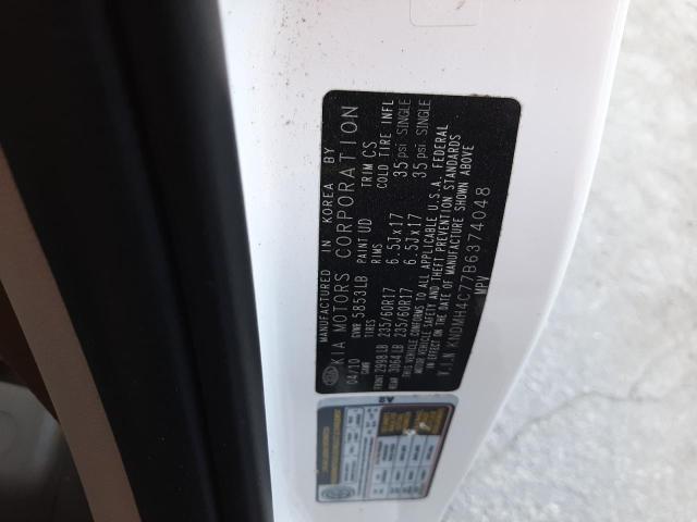 Photo 10 from auction – 2011 KIA SEDONA EX with VIN KNDMH4C77B6374048