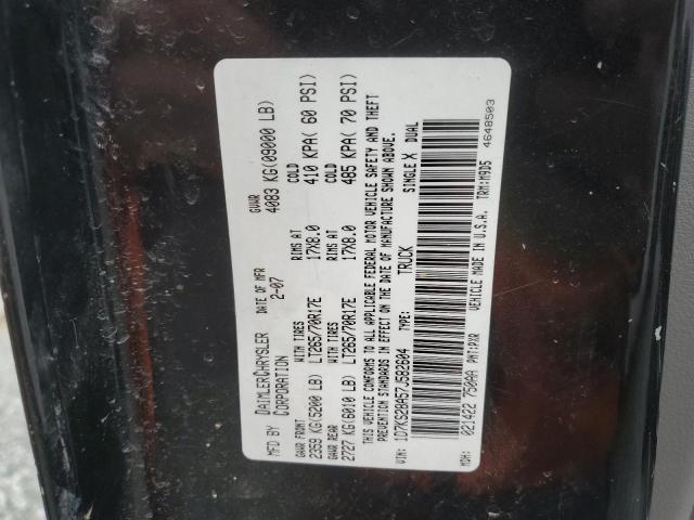 Photo 10 from auction – 2007 DODGE RAM 2500 S with VIN 1D7KS28A57J582604