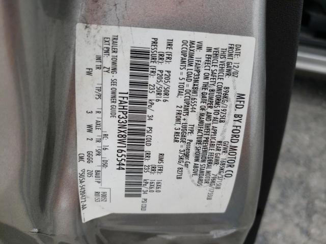 Photo 10 from auction – 2008 FORD FOCUS SE with VIN 1FAHP33NX8W165544