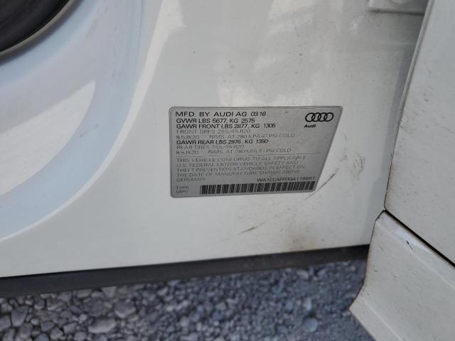 Photo 10 from auction – 2016 AUDI SQ5 PREMIU with VIN WA1CCAFP0GA118661