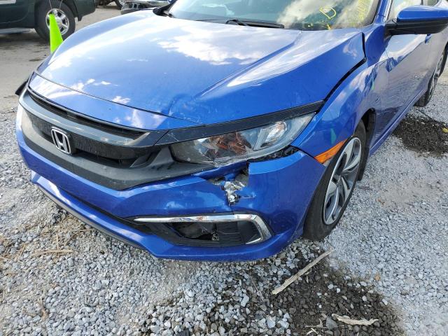 Photo 9 from auction – 2020 HONDA CIVIC LX with VIN 19XFC2F67LE000193
