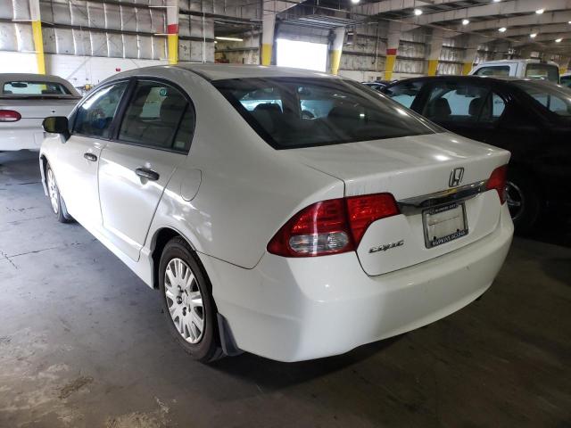 Photo 3 from auction – 2009 HONDA CIVIC VP with VIN 2HGFA16349H343340