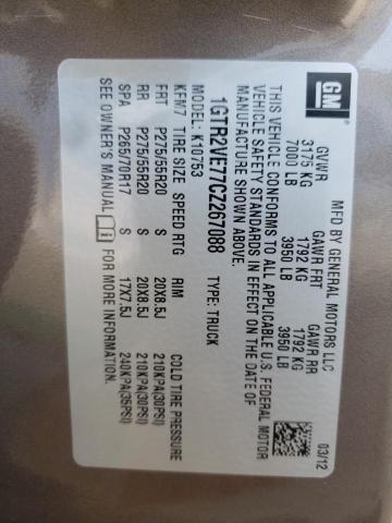 Photo 10 from auction – 2012 GMC SIERRA K15 with VIN 1GTR2VE77CZ267088