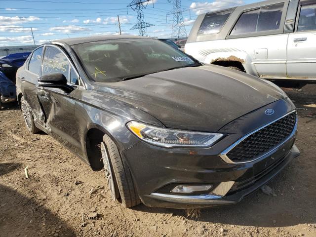 FORD FUSION SE 2017 with VIN 3FA6P0H97HR348985 - Photo from auction