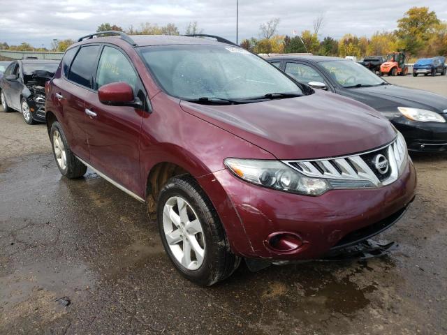 Photo 1 from auction – 2009 NISSAN MURANO S with VIN JN8AZ18W89W150137