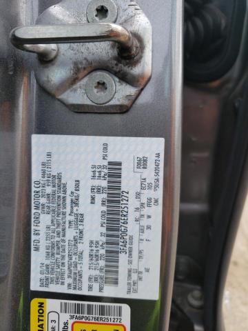 Photo 10 from auction – 2014 FORD FUSION S with VIN 3FA6P0G76ER251272