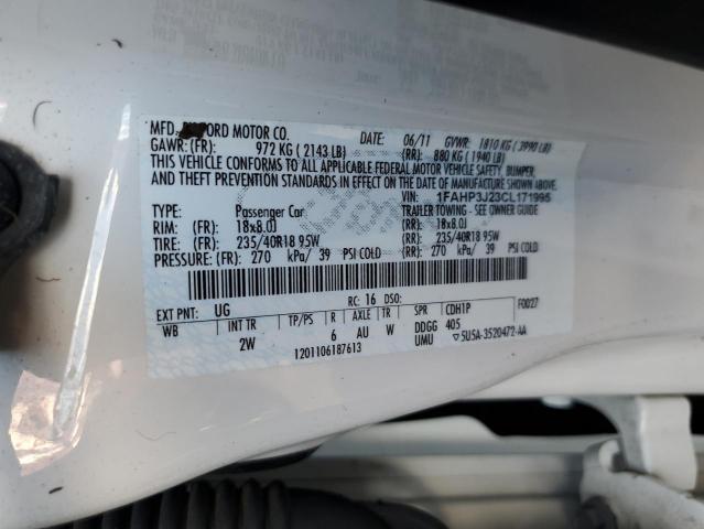 Photo 10 from auction – 2012 FORD FOCUS TITA with VIN 1FAHP3J23CL171995