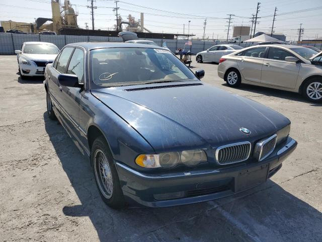BMW 740 IL 2001 with VIN WBAGH83441DP21935 - Photo from auction