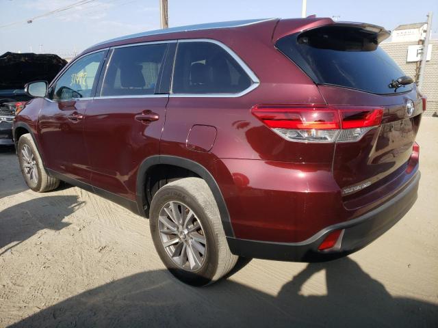 Photo 3 from auction – 2019 TOYOTA HIGHLANDER with VIN 5TDKZRFH3KS335091