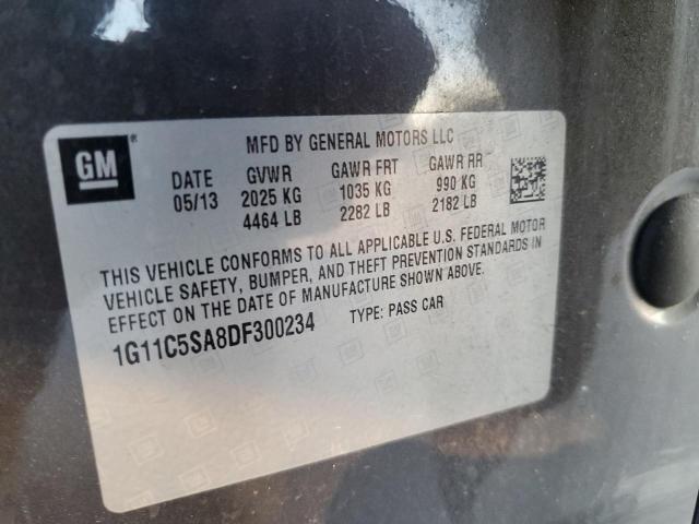 Photo 10 from auction – 2013 CHEVROLET MALIBU 1LT with VIN 1G11C5SA8DF300234