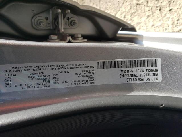 Photo 10 from auction – 2022 RAM 1500 REBEL with VIN 1C6SRFLT9NN155848