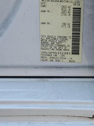 Photo 10 from auction – 2015 NISSAN ALTIMA 2.5 with VIN 1N4AL3AP4FN332985