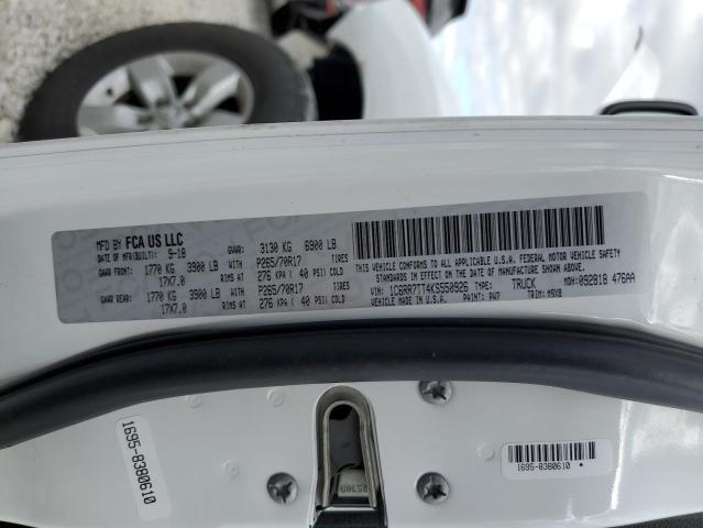 Photo 10 from auction – 2019 RAM 1500 CLASS with VIN 1C6RR7TT4KS550926