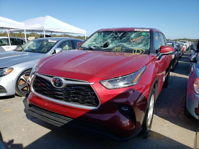 Photo 2 from auction – 2021 TOYOTA HIGHLANDER with VIN 5TDZZRAH9MS059797
