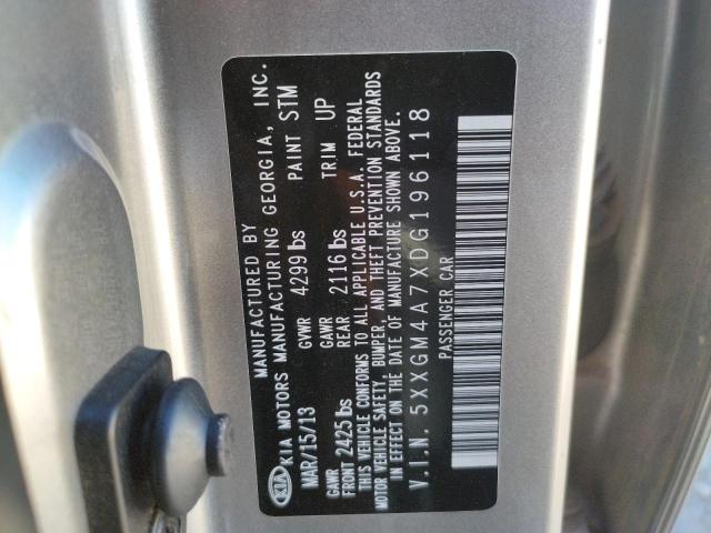 Photo 10 from auction – 2013 KIA OPTIMA LX with VIN 5XXGM4A7XDG196118