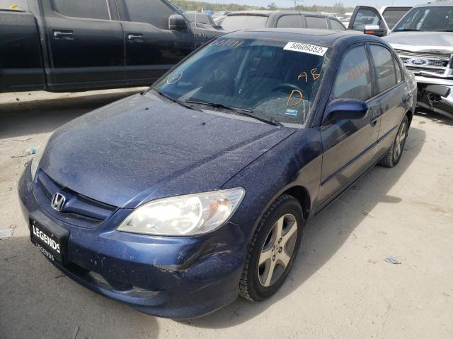 Photo 2 from auction – 2004 HONDA CIVIC EX with VIN JHMES26704S001111