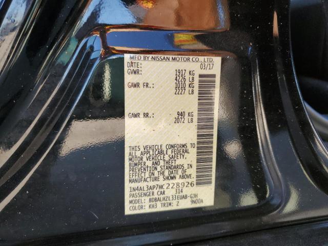 Photo 10 from auction – 2017 NISSAN ALTIMA 2.5 with VIN 1N4AL3AP7HC228926