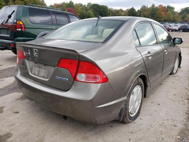 Photo 4 from auction – 2008 HONDA CIVIC HYBR with VIN JHMFA36228S001439