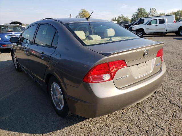 Photo 3 from auction – 2008 HONDA CIVIC HYBR with VIN JHMFA36278S018978