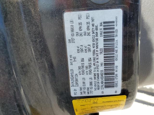 Photo 10 from auction – 2004 DODGE DAKOTA QUA with VIN 1D7HL48N14S548218